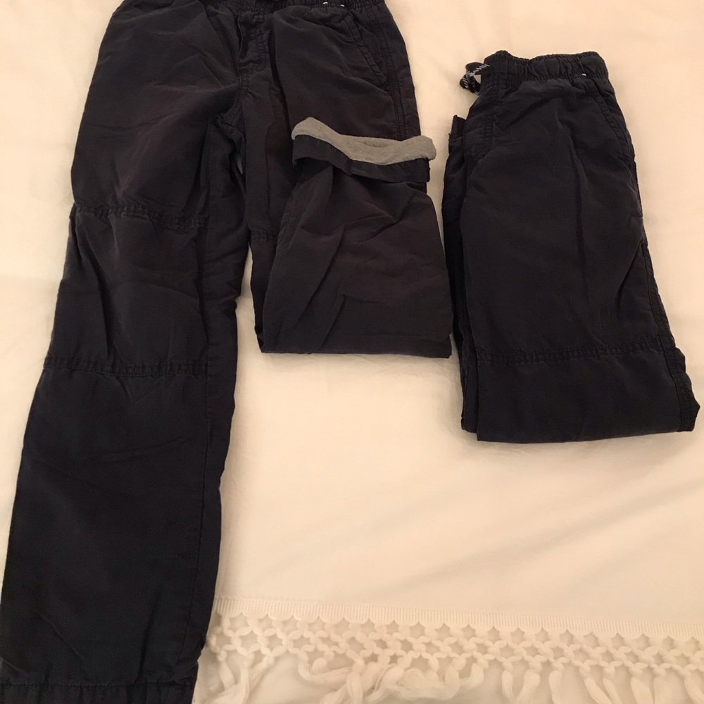 Navy blue Cargo pants lot (2) boys:$14